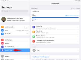 How To Use And Configure Screen Time On Your Iphone Or Ipad