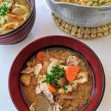 Butajiru, Country Style Miso Soup with Pork and Root Vegetables - The  Japanese Kitchen