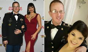 Porn star Mercedes Carrera takes married US soldier to an adult video  awards | Daily Mail Online