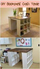32 Ideas Craft Storage Table Bookshelves Craft Room Tables Bookshelves Diy Craft Table Diy