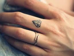 In india, it is believed that a diamond is a symbol of faith, permanence and infinity. 31 Tattoos On Fingers With Interesting Meaning Tattooswin
