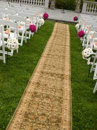I Can T Remember Where I Got This Picture But I Love The Rug Runner Outdoor Wedding Outdoor Wedding Ceremony Wedding Themes Fall