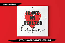 Download I Love My Realtor Svg By Stockvectorsvg Thehungryjpeg Com