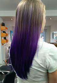 Dark Blonde And Purple Ombre Hair Styles Layered Hair Dark Blonde