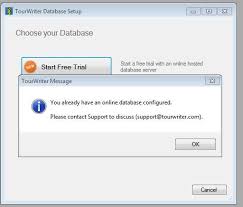 Maybe you would like to learn more about one of these? Error You Already Have An Online Database Configured