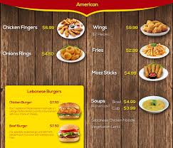 تصميم قائمة طعام Quot Menu Quot من تصميم Ramy Herzallah 570983 Ramy