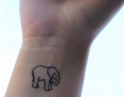 Wrist Tattoo Of Elephant Outline Elephant Tattoos Cute Elephant Tattoo Tattoos