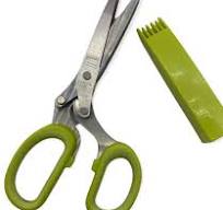 Giannini gourmet forbice multilama in acciao, fodero puliscilama