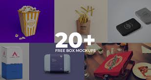 Jar with box packaging free mockup in a front scene which includes a 250ml glass jar with a box to showcase your branding design. 20 Free Box Mockups 2021 Graphic Pie