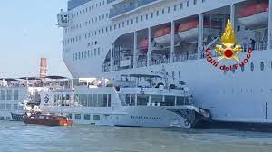 A cruise ship operated by swiss msc cruises crashed into a dock in venice today, hitting a tourist boat. Msc Opera Hits Dock And River Cruise Ship In Venice