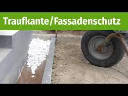 ratgeber traufkante fassadenspritzschutz anlegen gartenxxl youtube