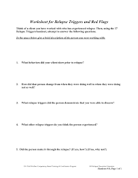 Procrastination is the art of keeping up with yesterday. 27 Triggers In Addiction Worksheet Free Worksheet Spreadsheet