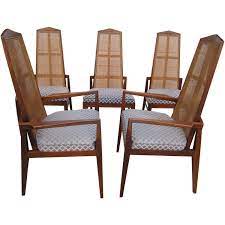Find the best cane dining chairs for your home in 2021 with the carefully curated selection available to shop at houzz. 5 Walnut Foster And Mcdavid Cane Back Dining Chairs Mid Century Modern For Sale At 1stdibs