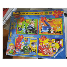 Puzzle bob the builder trefl 60 pieces from £2.99. Ravensburger Bob The Builder 4 In A Box Jigsaws Hobbies Toys Toys Games On Carousell
