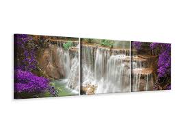 This occurred only twice or thrice in the limited footage available, but it worked very well in the following play. Panoramic 3 Piece Canvas Print Photowallpaper Garden Eden