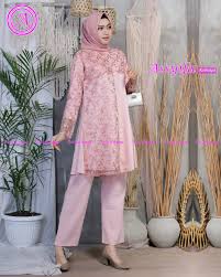 Model baju pesta atau kondangan untuk wanita berhijab terbaru 2018 / 2019. Sf Stelan Kebaya Stelan Celana Tulle Combi Moscrepe Cantik Bisa Cod By Stefie Fashion Lazada Indonesia