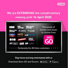 Astro go is free and exclusive for all astro customers. Astro Extends Complimentary Viewing To 14 April 2020 Liveatpc Com Home Of Pc Com Malaysia