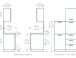 Fresh Standard Kitchen Wall Cabinet Sizes Chart Home