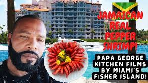 How to Make Jamaican REAL PEPPER SHRIMP/ PAPA GEORGE KITCHEN