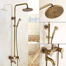 solepearl colonne de douche laiton antique ensemble de douche systeme de douche colonne robinet mitigeur de do mitigeur douche colonne de douche laiton antique