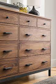 Inspired By The Arts And Crafts Movement The Linear Storage Collection Is Built In A Small Woodworking S Modern Bedroom Furniture Furniture Plans Wood Dresser