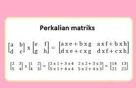 Cara melakukan operasi hitung perkalian matriks perlu mengalikan setiap elemen baris matriks pertama dengan setiap elemen kolom matriks ke dua. Cara Perkalian Matriks 2x2 3x3 Dst Dan Contoh Soal Lengkap