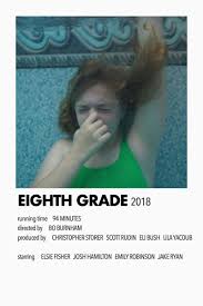 8th grade recruitment movie (original soundtrack) 2012. Eighth Grade Eighth Grade Minimalist Movie Poster Movie Posters Minimalist