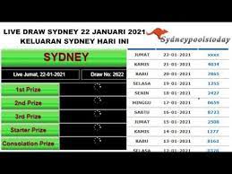 Live Draw Sydney 22 Januari 2021 Hasil Pengeluaran Sydney Result Keluara Di 2021 22 Januari Sydney Januari
