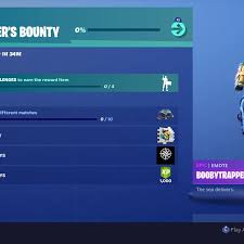Fortnite Buccaneer's Bounty Rewards and challenges - Plunder Glider and  Boobytrapped emote | VG247