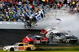 The seats have hooks in them to lift the driver out of the car and place them on the stretcher, following head and neck injury protocols. Last Lap Crash In Nascar Race Injures Fans The New York Times
