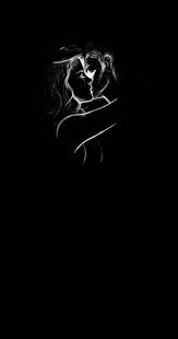 Black background with text overlay, quotation text overlay, quote. Black Love Wallpapers For Android