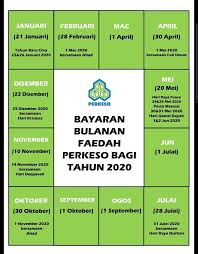 Tarikh bayaran pencen 2020 pesara kerajaan. Syani Jadual Pembayaran Pencen Faedah Socso Tahun 2020