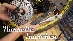 Fahrrad Kassette Wechseln Srampg1070 Gegen Pg720 Youtube