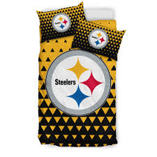 This set is designed with your favorite football teams logo and name in the center of the 86 in. Full Of Fascinating Icon Pretty Logo Pittsburgh Steelers Bedding Sets Best Funny Store