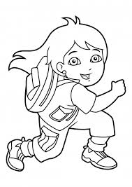Coloring pages for go diego! Alicia Is Running Coloring Pages Go Diego Go Coloring Pages Colorings Cc