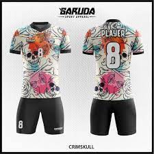 Permainan futsal tidak akan seru jika. Desain Baju Futsal Crimskull Warna Putih Hitam Motif Tengkorak Di 2021 Putih Hitam Pemain Bola Wanita Warna
