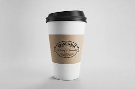 Mockup Of Paper Coffee Cup With Eco Label In Front View Studio Scene Paid Sponsored Sponsored Cup Mockup Pa In 2020 Paper Coffee Cup Coffee Cups Glassware