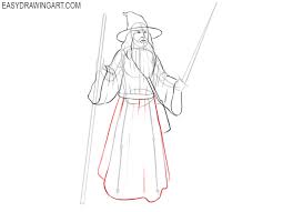 How To Draw A Wizard - Easy Drawing Art