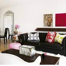 Black Leather Sofa Black Leather Sofa Decor Fun Living Room Furniture Leather Sofa Decor