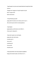 Kunjungilah selalu www.bacaanmadani.com semoga bermanfaat. Ayat Ruqyah Penyakit Jasmani