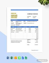 Free Sample It Company Invoice Word Excel Google Doc Apple Mac Pages Google Sheets Apple Mac Number In 2020 Invoice Design Template Invoice Template Document Templates