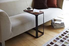 C Shape End Table For Couch In 2020 Coffee Table Storage Furniture Living Room Coffee Table Small Space