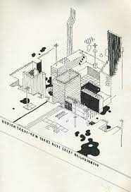 Andrew Degraff S Unfinished Construction Sites Architecture Sketch Architecture Illustration Diagram Architecture
