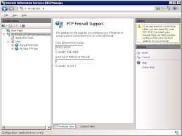 Set up quick 'n easy ftp server. Configuring Ftp Firewall Settings In Iis 7 Microsoft Docs
