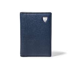 How much you still owe. Double Fold Credit Card Holder In Navy Aspinal Of London