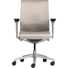 Steelcase Think Leather Office Chair In Office Chairs Crate Barrel Leather Office Chair Chair Office Chair