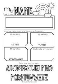 My Name Activity Worksheet Name Activities Back To School Worksheets Writing Lessons