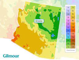 Arizona usda hardiness zone map. Arizona Planting Zones Growing Zone Map Gilmour