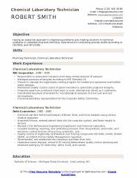 Lab technician resume, templates and cover letters plus an indeed job search engine to help you in your job search, 3 different lab technician resume. Chemical Laboratory Technician Resume Samples Qwikresume
