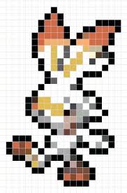 Scorbunny Sprite Patron Diseno Pixel Art Pokemon Pokemon Sprites Pixel Art